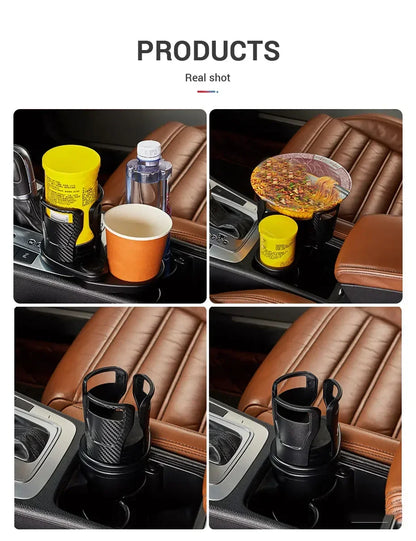 Multifunctional Car Cup Holder || حامل أكواب متعدد الوظائف للسيارة